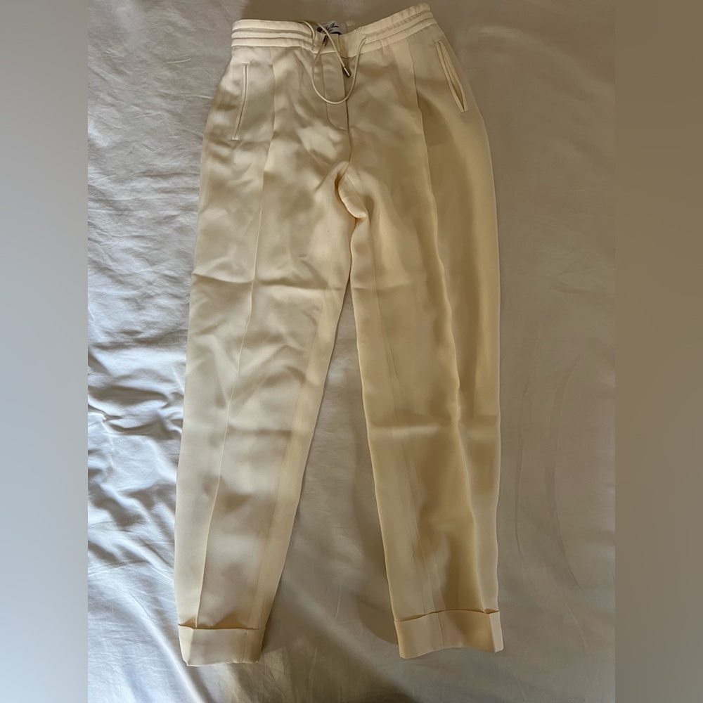 Loro Piana Silk pants draw string size 36 IT